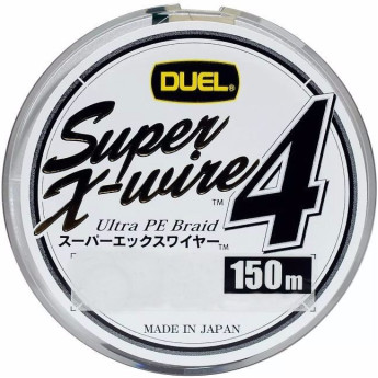 Шнур YO-ZURI PE SUPER X WIRE 4 SILVER 150м 1.5/0.209мм 10кг
